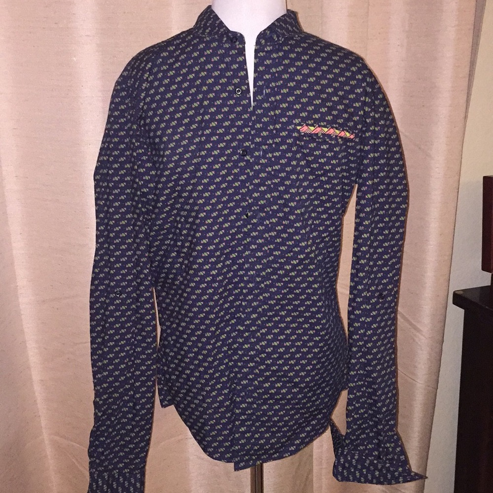 Scotch & Soda men's dress shirt blue